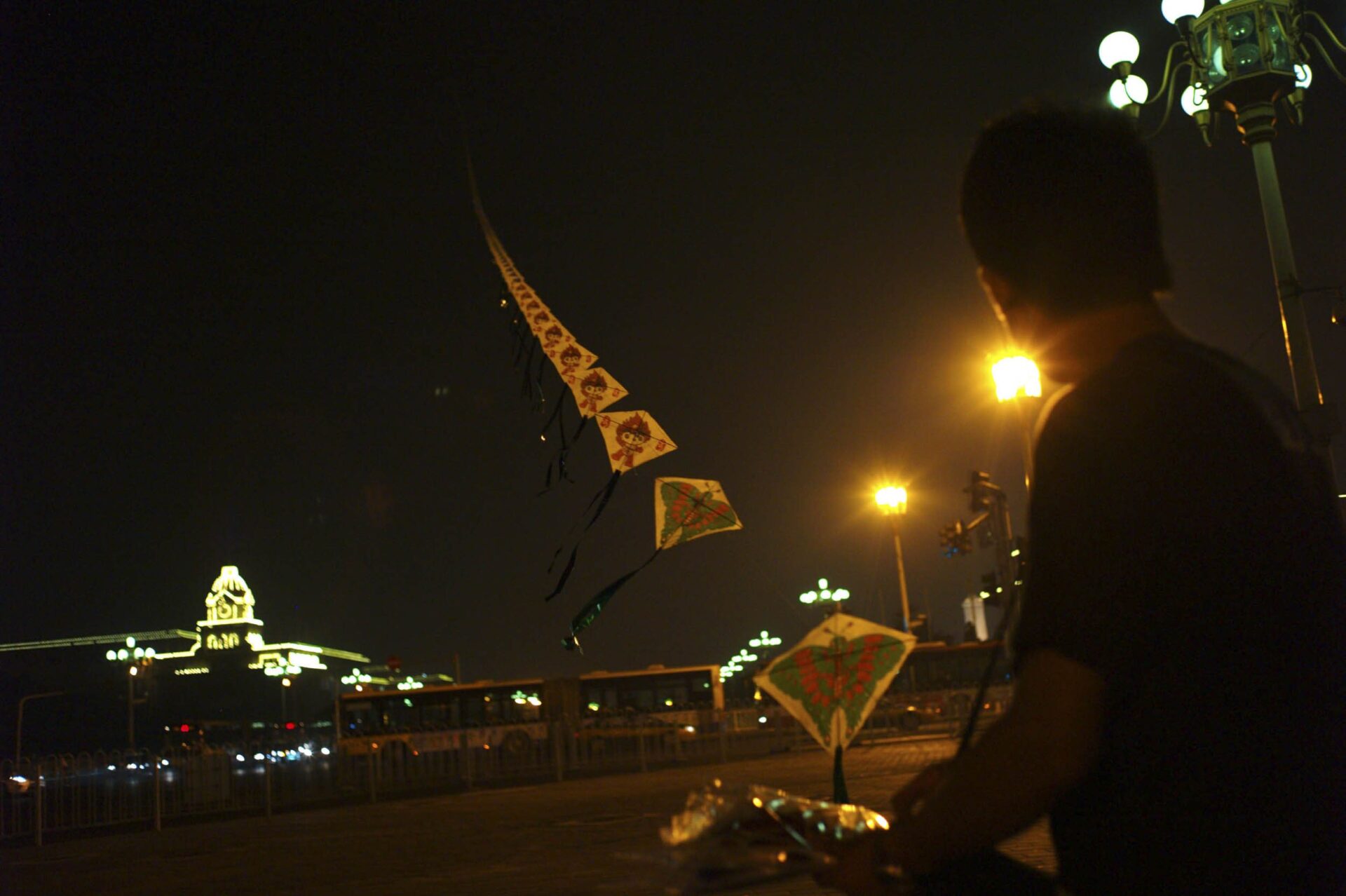 A vendor selling kites in central Beijing, 2011