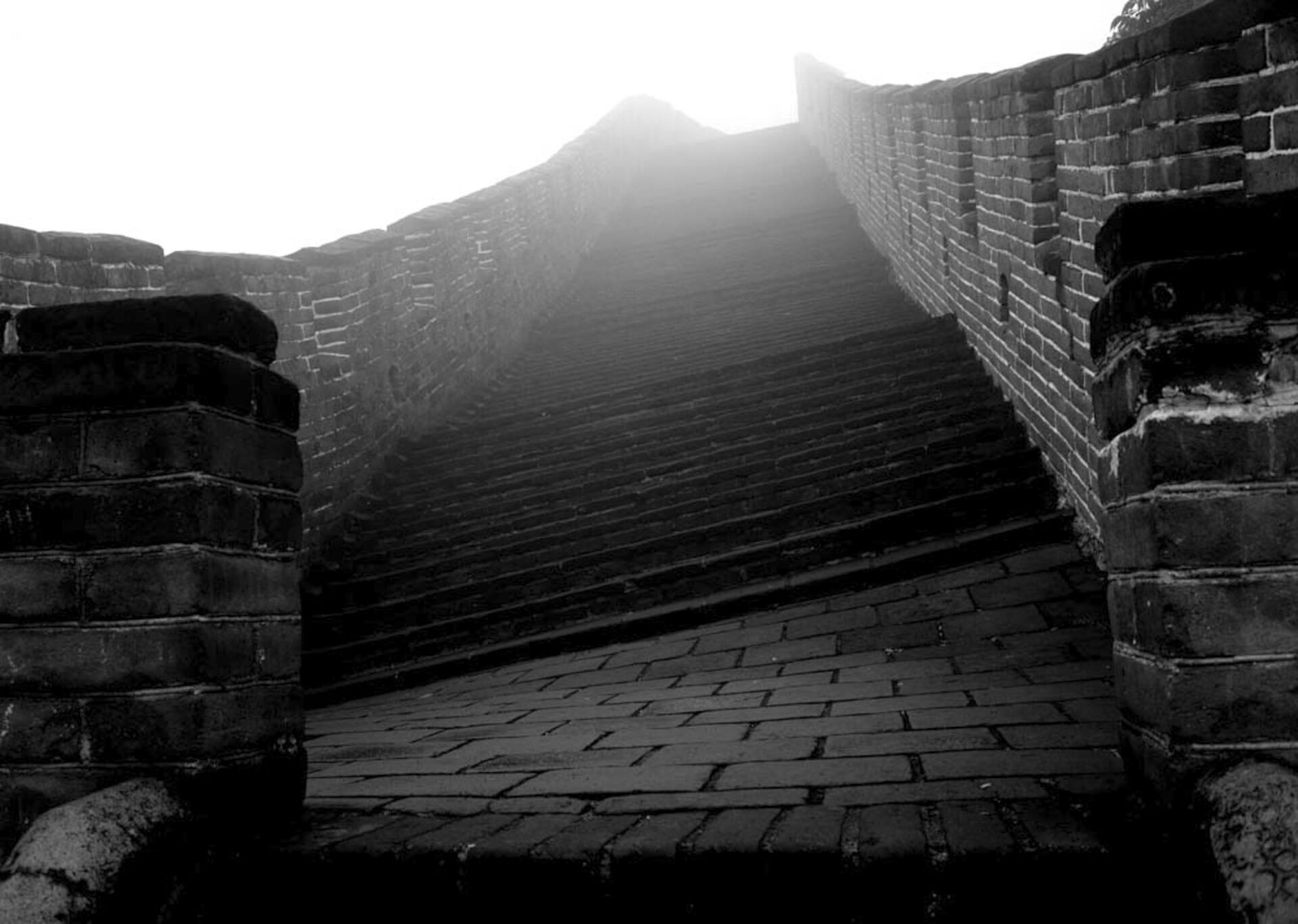 The Mutianyu section of the Great Wall of China, a mostly restored section, 2011
