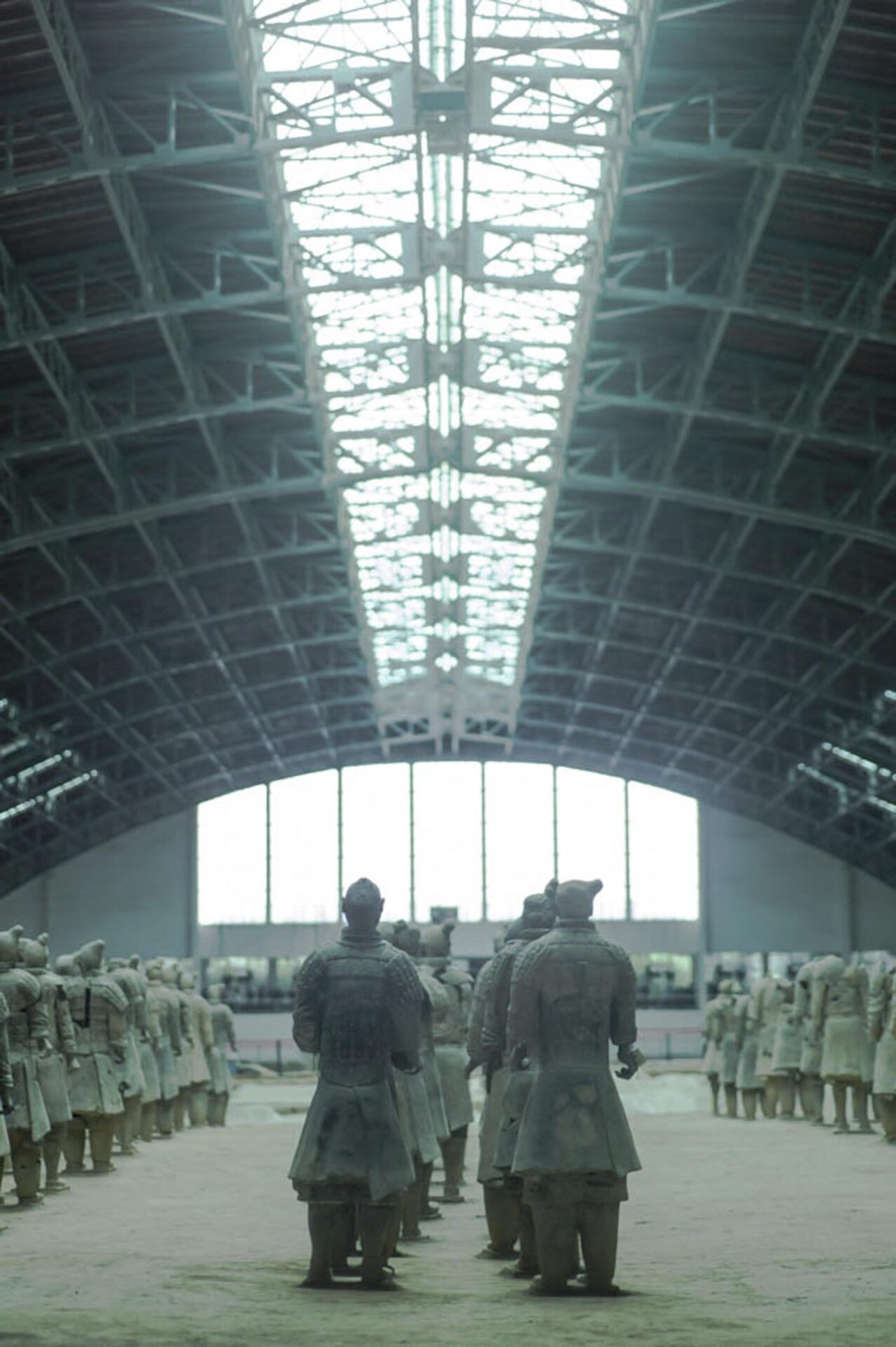 Terra Cotta Soldiers in Xi’an. Built around 200 BC by the Emperor Qin Shi Huang, more than 700,000 laborers worked 39 years to create an army to protect the Emperor in his afterlife, 2011