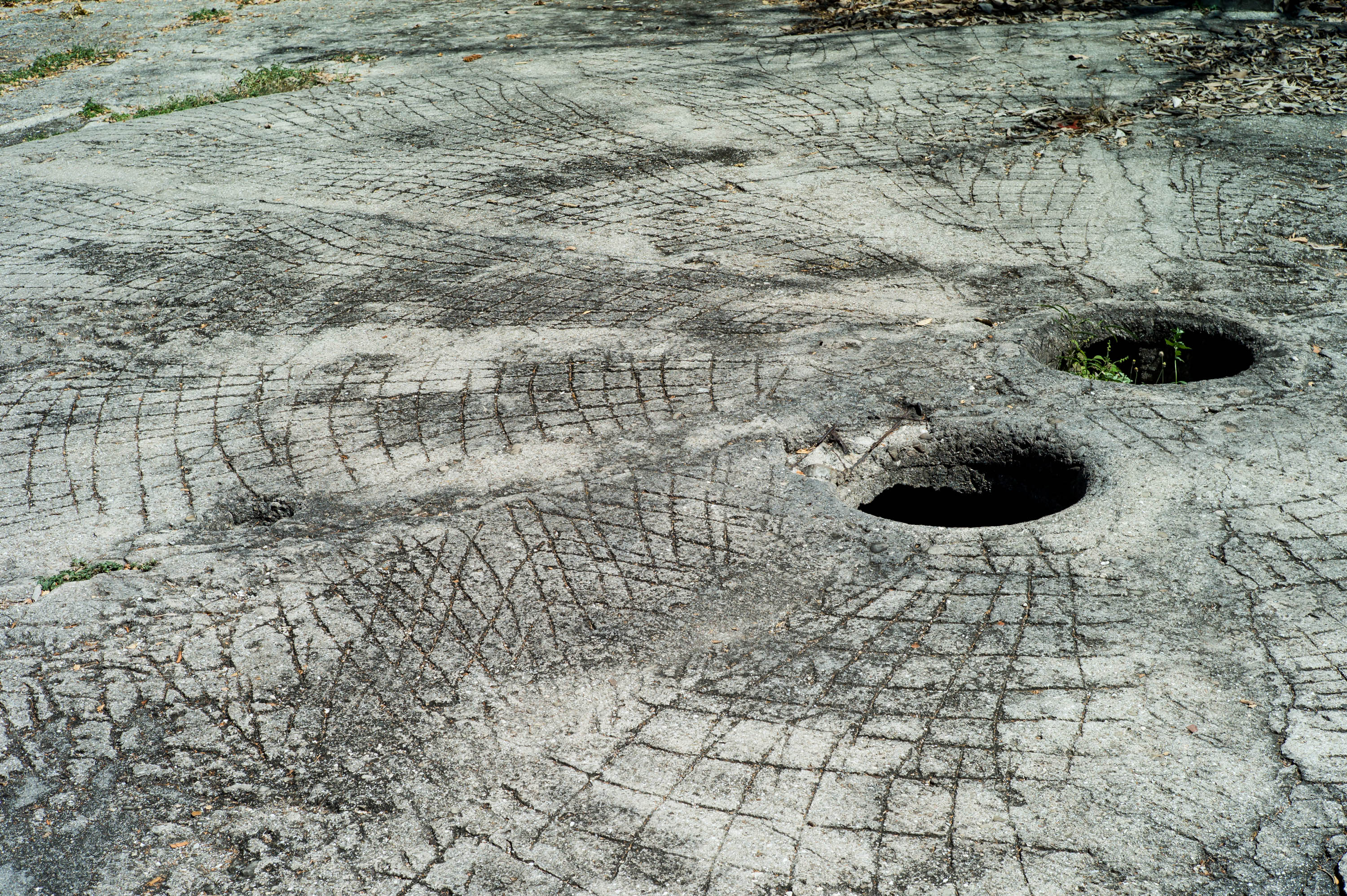 The main opening to The Hole. When in use, the cistern’s round openings were capped and a four-inch porthole was the only way for light and air to penetrate the inky darkness. The Hole was decommissioned in 1950