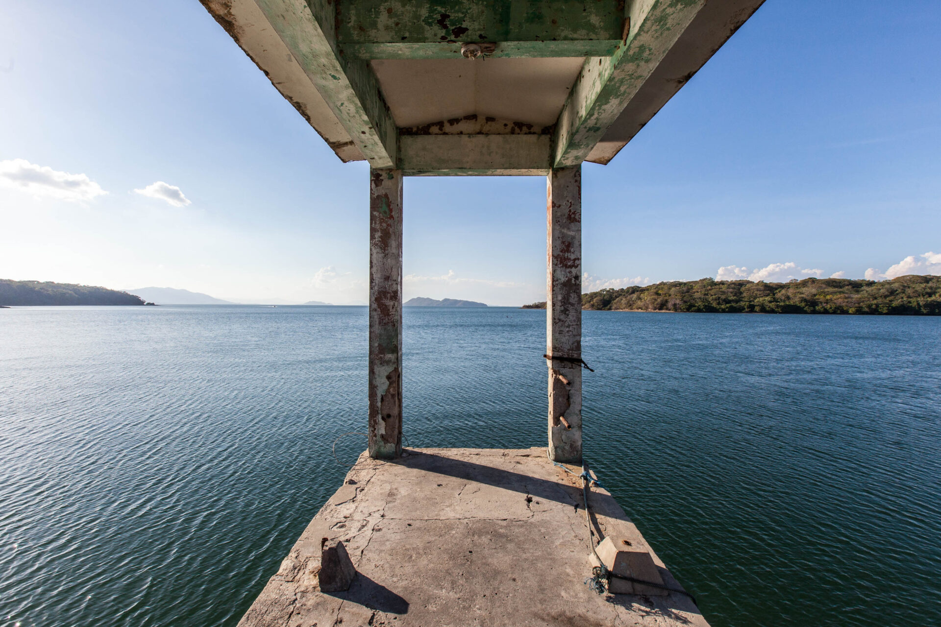 The jetty on Isla San Lucas, where all prisoners passed through upon arrival