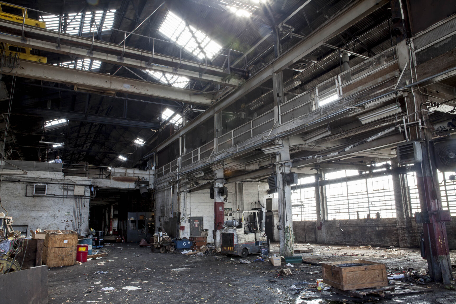Golten Marine’s main workshop area two days before shuttering, 2014