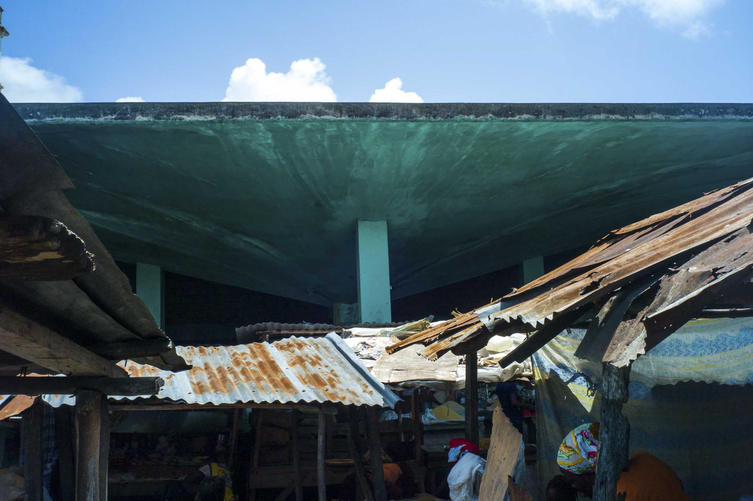The central market in Les Cayes, 2016