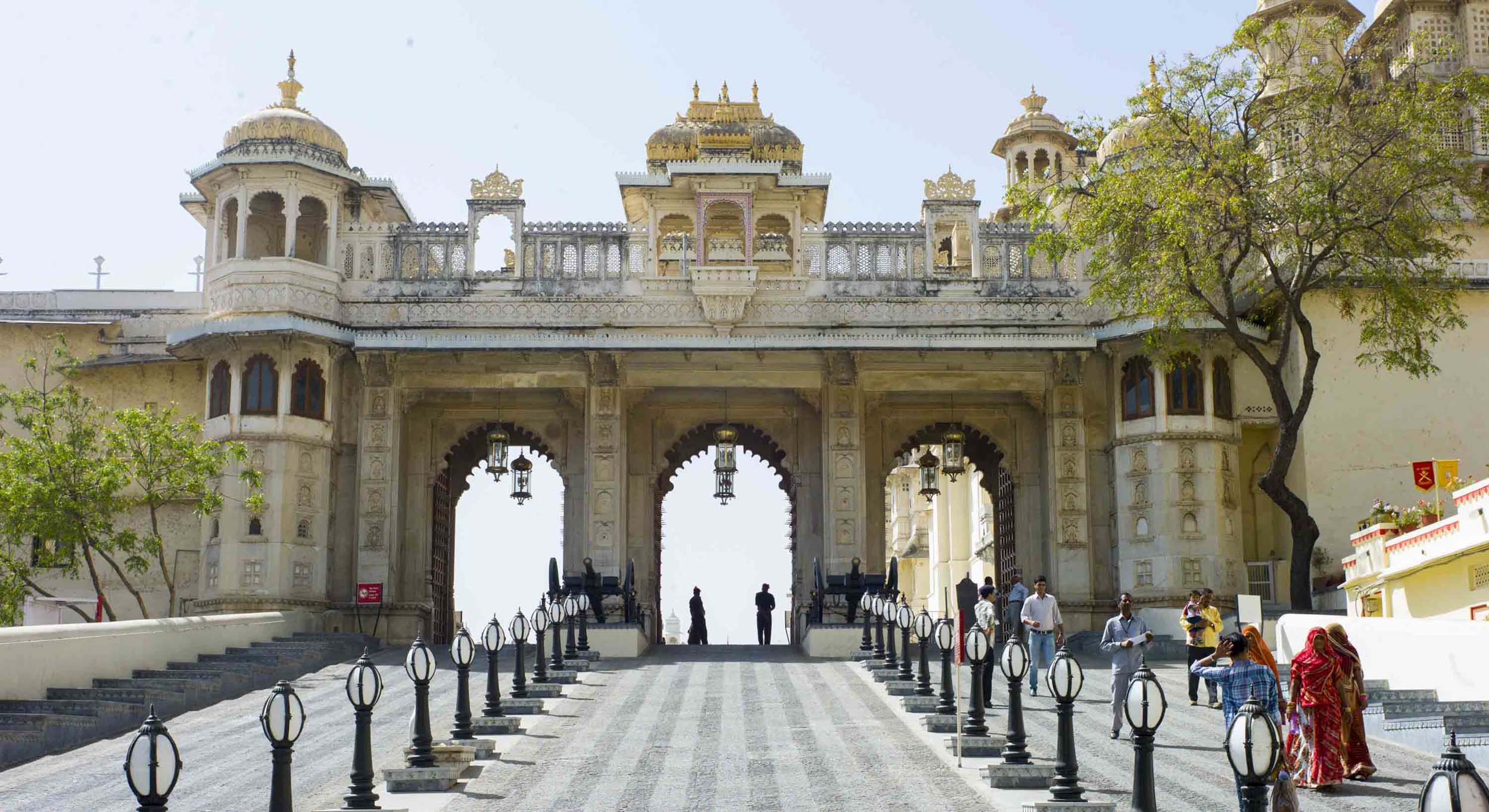 The grand entryway at Udaipur’s City Palace, 2012