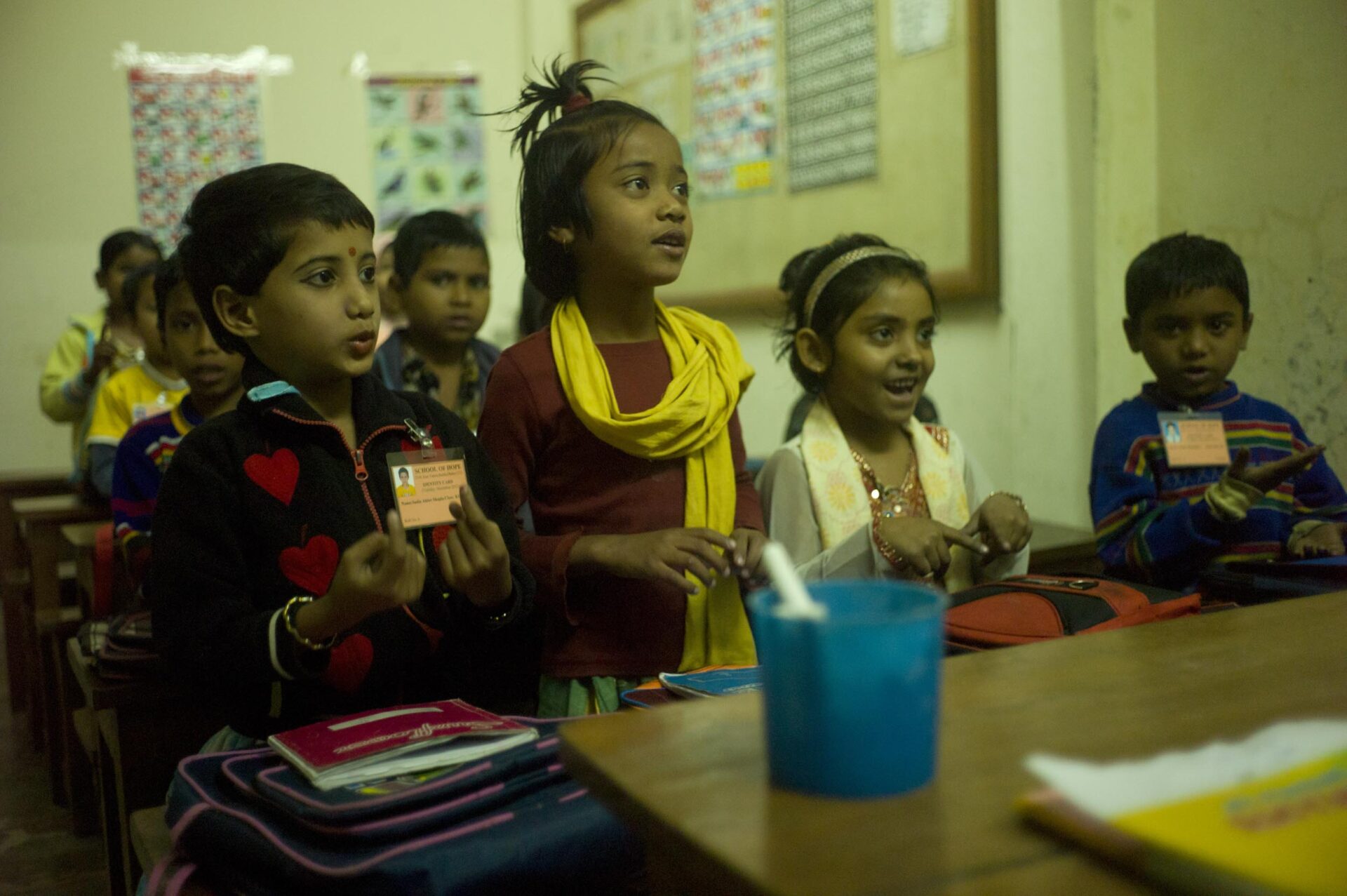 School of Hope students during a lesson