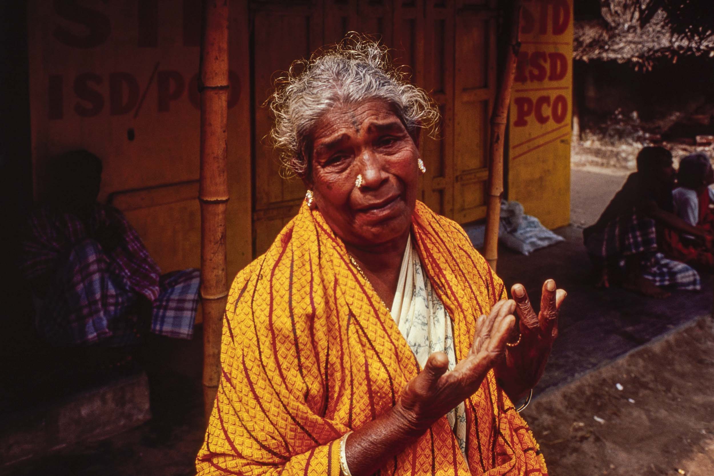 A survivor of the tsunami disaster. Nagapattinam, India, 2005